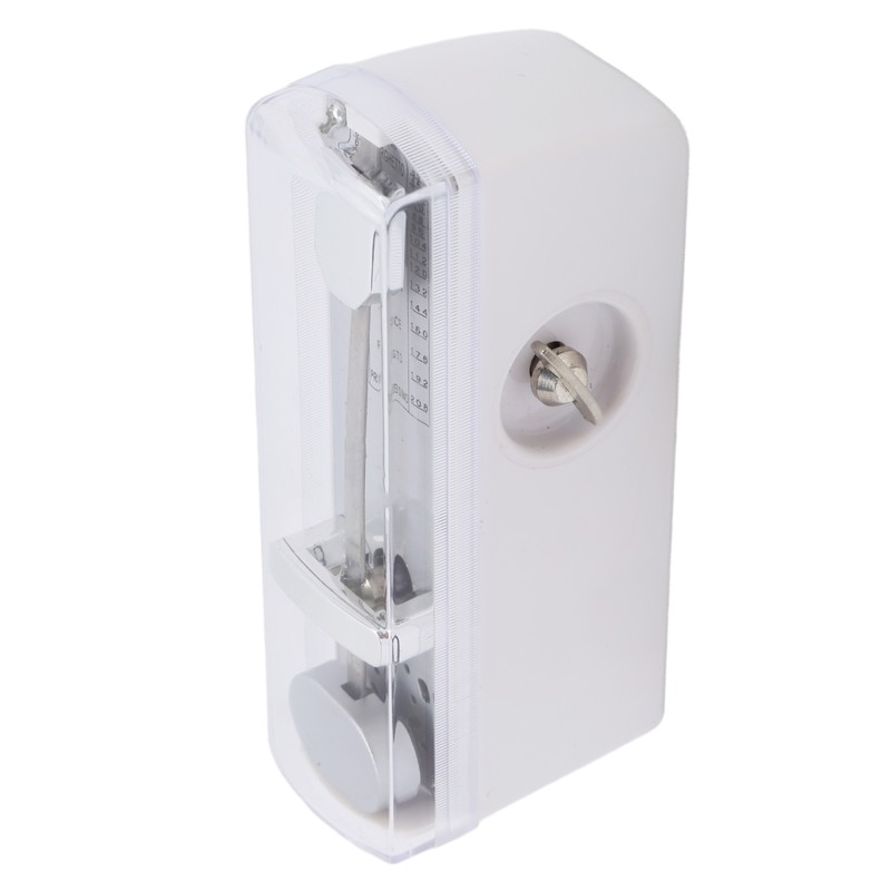 Mini Mechanical Metronome Portable 11x5x3cm White Musical Instrument Accessories for