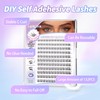 Self Adhesive Eyelashes Clusters No Glue Needed Lash Clusters 10-16mm