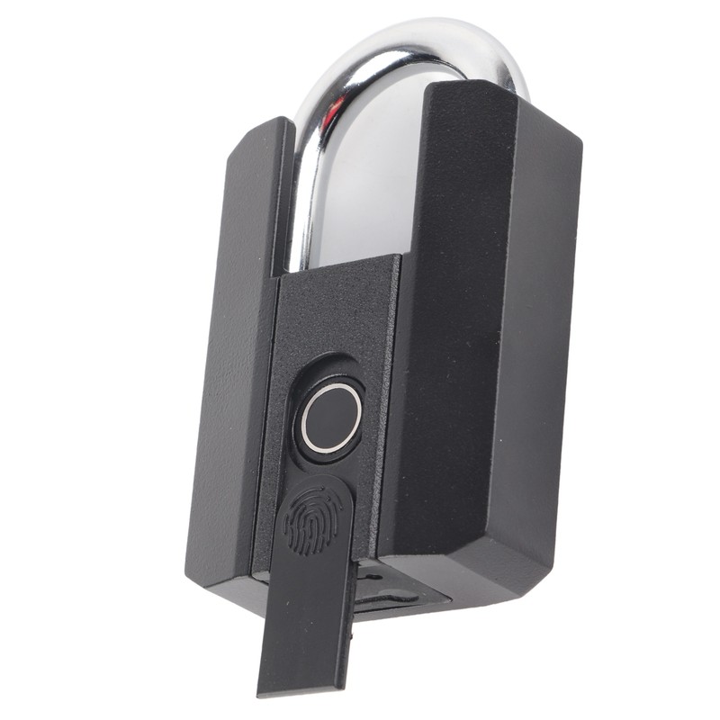 Fingerprint Padlock Waterproof Sensitive Rustproof Zinc Alloy Smart Electronic Padlock