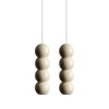 sleeklight Bathroom Light Pull Cord with Cream Marble Effect Pebble