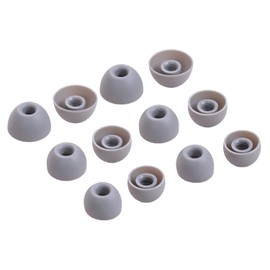 6 Pairs Replacement Earbuds Tips Silicone Eartips Set for Beats Fit Pro Buds Headphones Wireless Fit in Case Ear Tips (Gray)