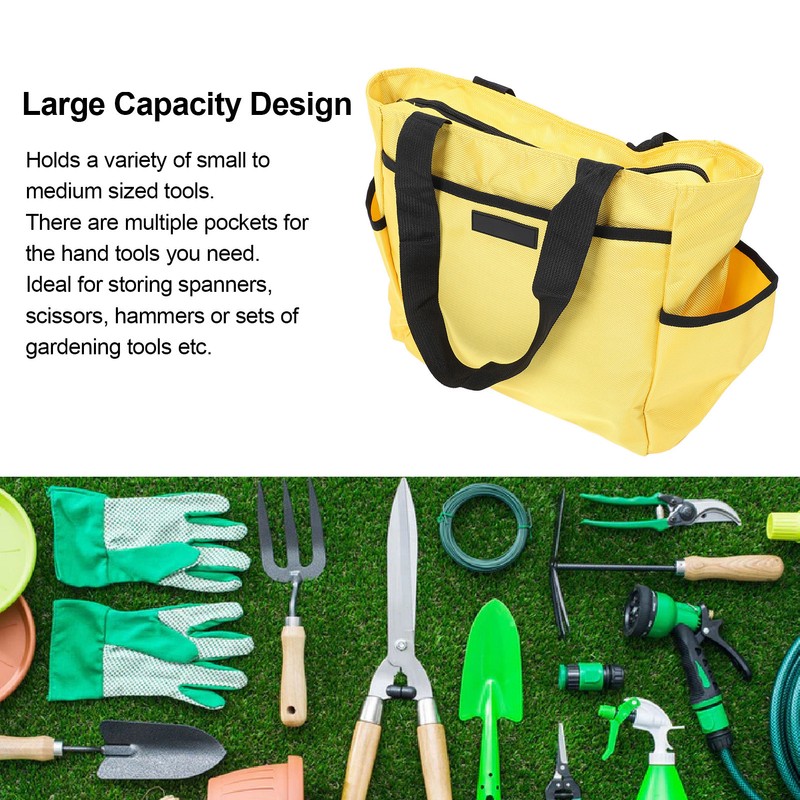 Garden Tool Carrying Bag Portable Oxford Cloth Multifunctional Tool Storage