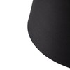 QAZQA Modern Cotton Lampshade Black 32I25I18 with Gold I Brass