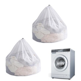 Pack of 2 Large Laundry Nets, Laundry Bag, Washing Machine, Laundry Nets, Laundry Net for Washing Machine, 60 x 70 cm Laundry Bag for Blankets, Backpack, Plush Toys, Travel, Bra, Shoes, Socks