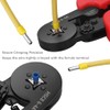 Ferrule Crimping Tool Kit, Preciva AWG23-7 Self-adjustable Ratchet Wire Crimping