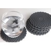 Grey Drinks Coasters Set of 6 by Stone & Thyme