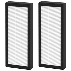 GoKBNY 2-Pack F1702HE 30612 True HEPA Replacement Filter Compatible with Hunter F1702HE/21 30612 Purifiers, for Models HT1702, 10200 Series