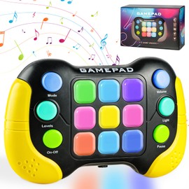 lerrbo Yellow Push Toy Electric Fidget Toy Children's Toy Glow Outdoor Toy for 8-13 Years Old Girls and Boys Birthday Gifts Toy for Children with Autism