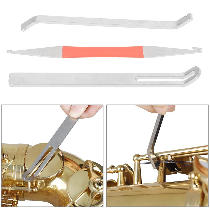 3 Pcs Saxophone Repair Tool Spring Hook Tuning Tool Sound