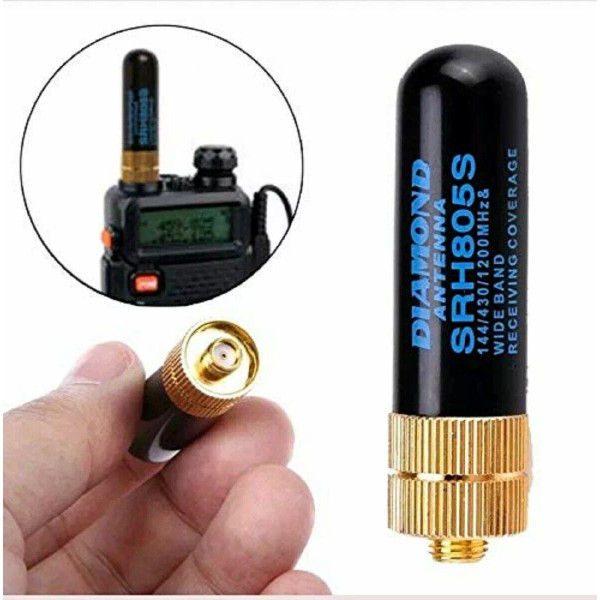 Diamond Dual Band Antenna Diamond SRH805S SMA-F Baofeng GT-3 UV-5R