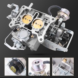 KIPA 2 Barrel Carburetor 2100 2150 A800 Replace For Ford 289 302 351 F100 F250 F350 Jeep 360 Mustang Electric Choke
