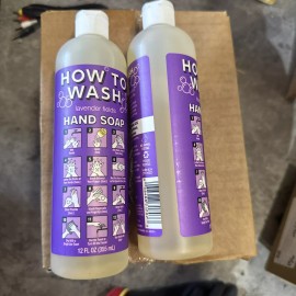 How To Wash Lot/2 How To Wash Lavender Fields Hand Soap Naturally Derived 12oz Bottles
