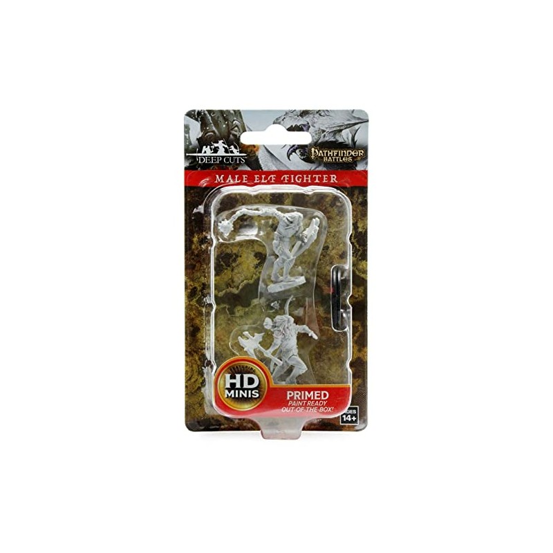 Pathfinder Deep Cuts Unpainted Miniatures: Wave 6: Elf Male Fighter