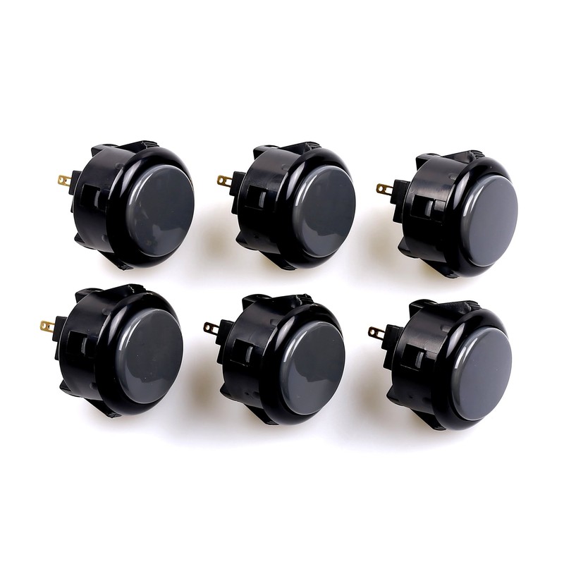 SANWA 6 pcs OBSF-30 Original Push Button 30mm - for