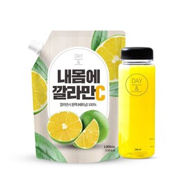 Chamandul Red Clay Farm Calamansi 100% concentrate for my body 1L / 참앤들황토농원  내몸에 깔라만시 100% 원액 1L X 10팩 + 보틀 1개, 단일옵션