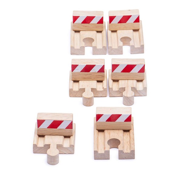 Bigjigs Rail BJT161 Buffers (Pack of 6)
