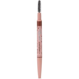  Canmake Perfect Airy Eyebrow 04 Milk Tea Brown with brush, drawing out oval core 1 piece (x 1) 02 Natural brown