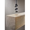 wolfcraft 7139000 Wooden Beam Drill speedwinder Ø 26 mm, Grey