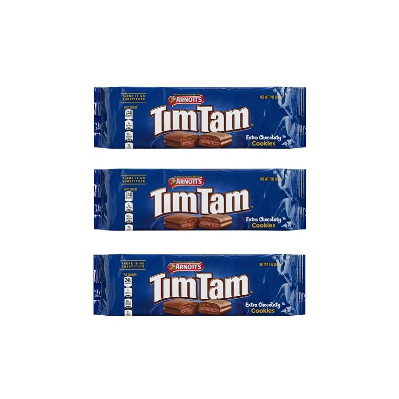 Tim Tam Extra Chocolaty (Pack of 3 x 200g Ea)