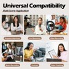 Wireless Lavalier Microphone, Mini Lapel Microphone Wireless with Hi-Fi Audio,