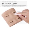 Miuffue Replacement Eyelids for Mannequin Head, 2 Pairs Eyelash Extension
