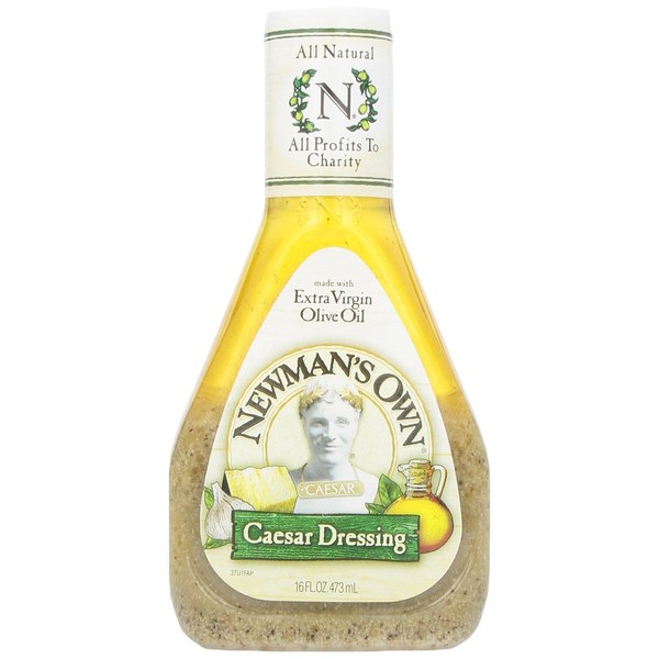Newman's Own Salad Dressing Caesar, 16-Ounce (Pack of 3)