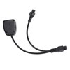 Power Plug Cable 30cm Y Shape IEC320 C6 Male to