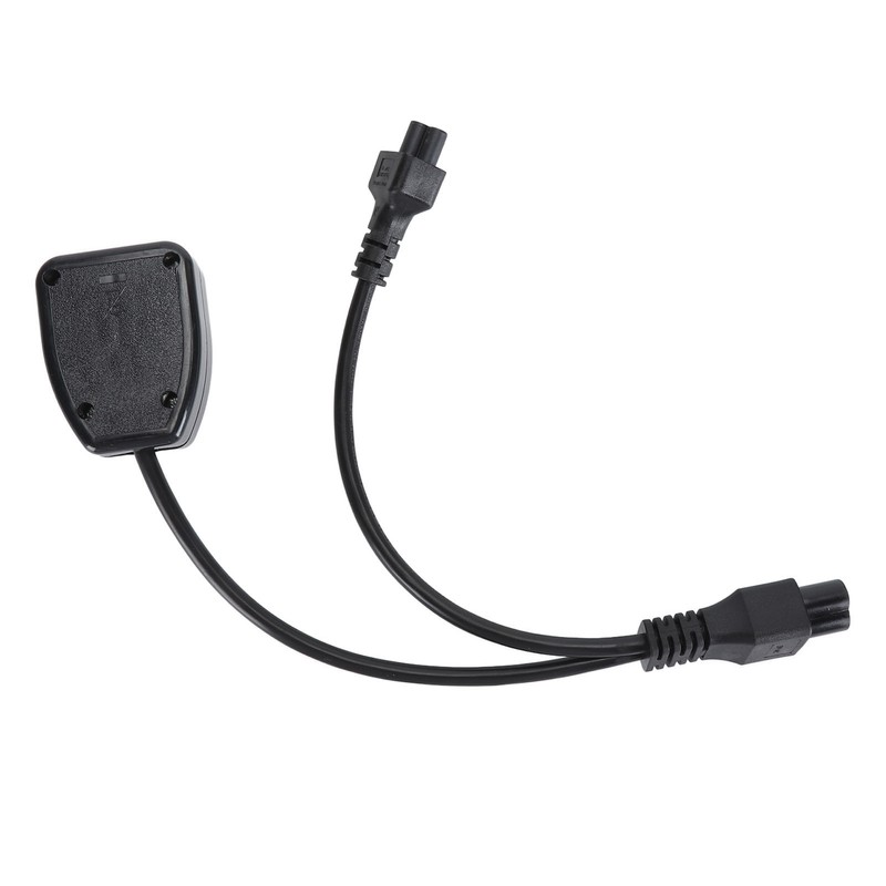 Power Plug Cable 30cm Y Shape IEC320 C6 Male to