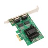 TXA108 82571 2 RJ45 Port Gigabit Network Card PCI Ex1