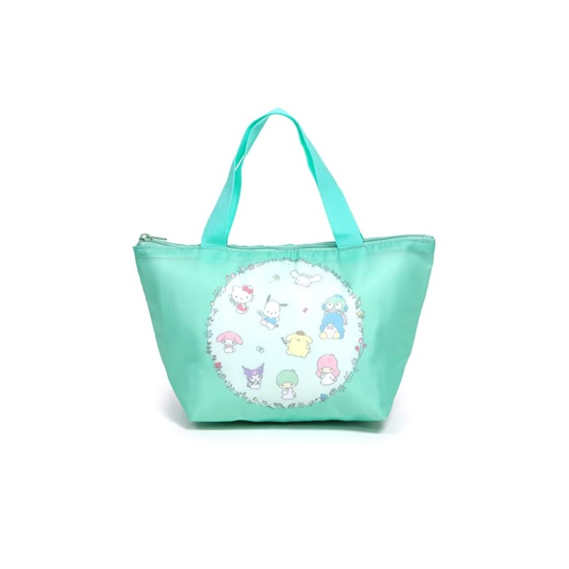 Sanrio Characters Tote Bag, Cooling Tote for Girls, Mint (031),