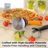 Deiss Pro Heavy Duty Pizza Cutter with Wheel Slicer -