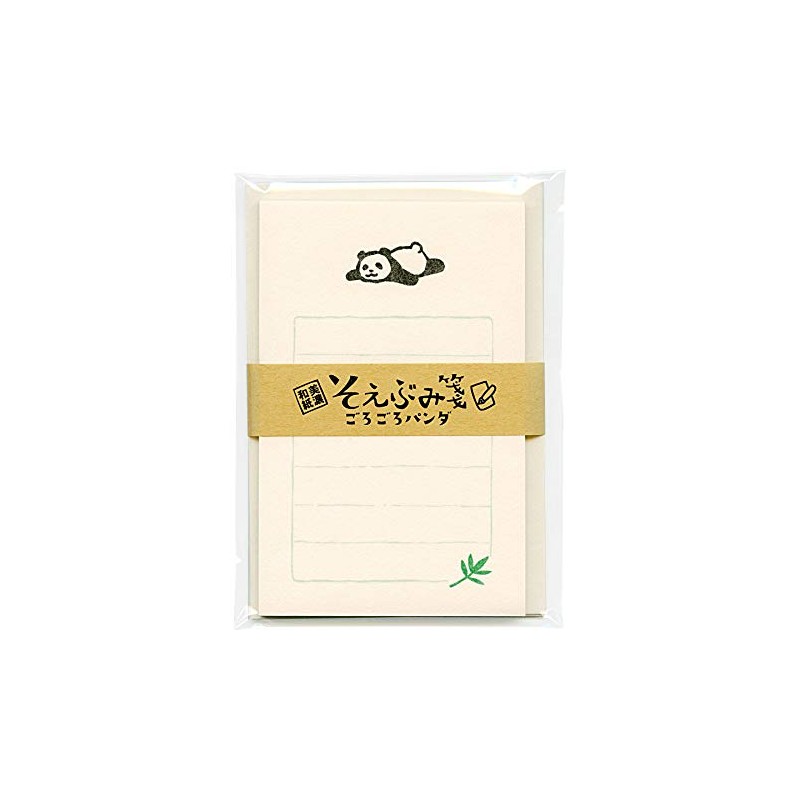Soebumi Note Mino Washi Memo Mini Letter [Gogoro Panda] LS497