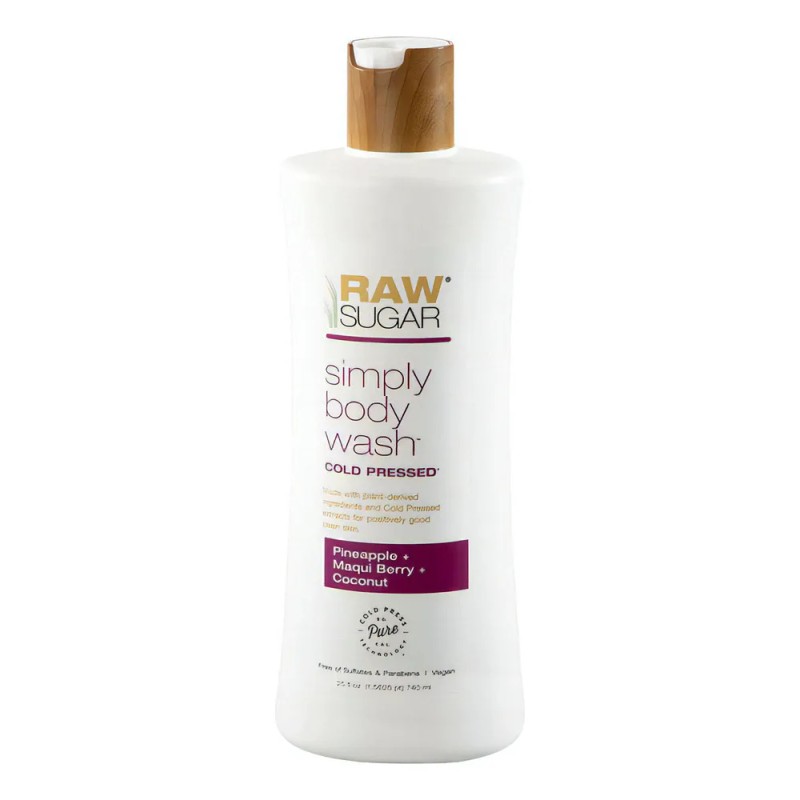 Jabón Liquido Corporal Piña Coco Bayas De Maqui 740ml Raw