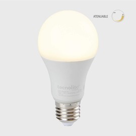 Tecnolite - Foco A19 LED 14 W, Luz Suave Cálida, Base E27, No atenuable