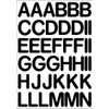 Letters and Signs Black 4 cm High Letters in High-Quality