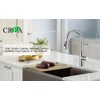 CREA Kitchen Faucet,Kitchen Faucet with Pull Down Sprayer,RV Kitchen Sink