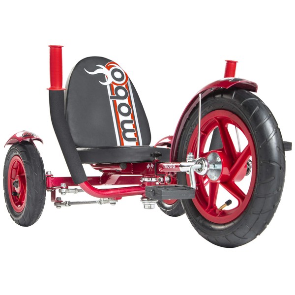 Mobo Mity Sport Safe Tricycle. Toddler Big Wheel Ride On Trike. Pedal Car, Red Large
