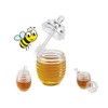 Honey pot honey honey syrup dispenser potty Chop honey pot