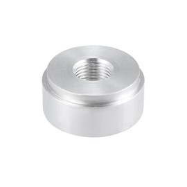 X AUTOHAUX 1/8 Inch NPT Female Nut Threaded Insert Weldable Aluminum Alloy Pipe Fittings for Car