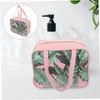 VICASKY Travel Makeup Bag Thickened PU Handheld Cosmetic Pouch Toiletry