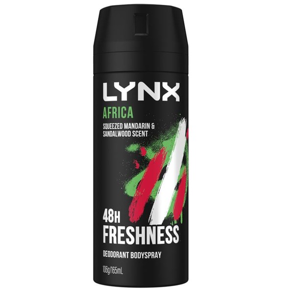 Lynx Deodorant Bodyspray Africa 165ml