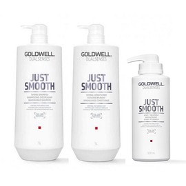Goldwell Dualsenses Just Smooth Big Bottle Trio Bundle