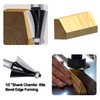 Chamfer Router Bit 1/2 Shank, 20° Degree Carbide 2-Flute Chamfer