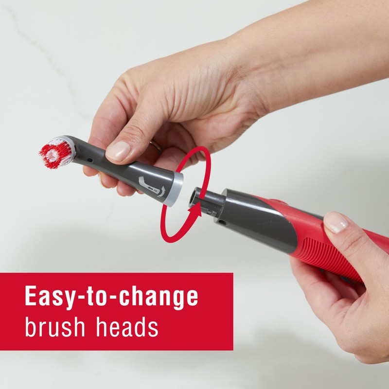 Rubbermaid Reveal Power Scrubber with Multi-Purpose Head, Cordless Electric Battery