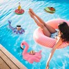 Green Vivid Inflatable Drink Holder 17 Pack,with Bigger Pink Moltres