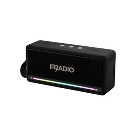IRRADIO IR-M5 Classic, Powerful Portable Speaker, Double 50mm Driver, Passive Subwoofer, 20W Power, Balanced Sound, RGB LED Lighting, IPX7 Waterproof Function, Function