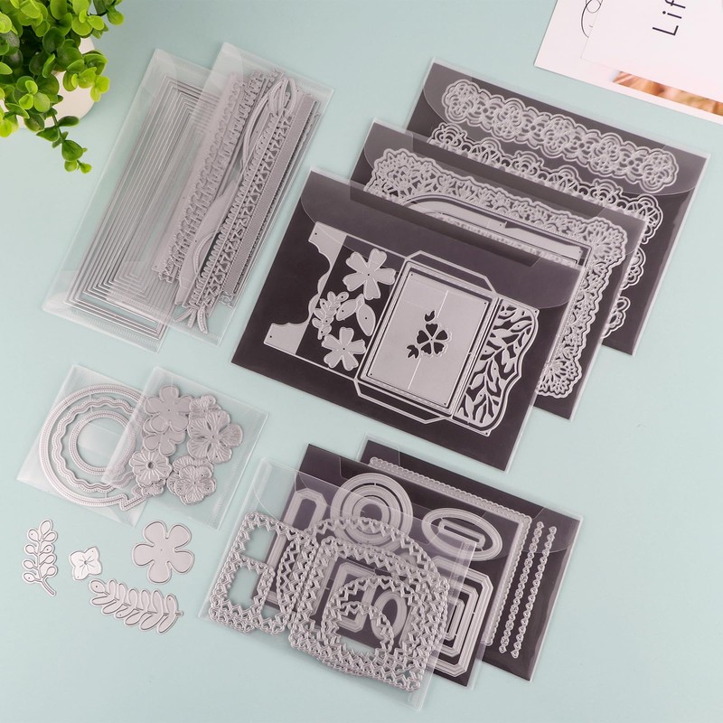 CYFUN DESIGN 20 buste grandi per stampi e timbri con
