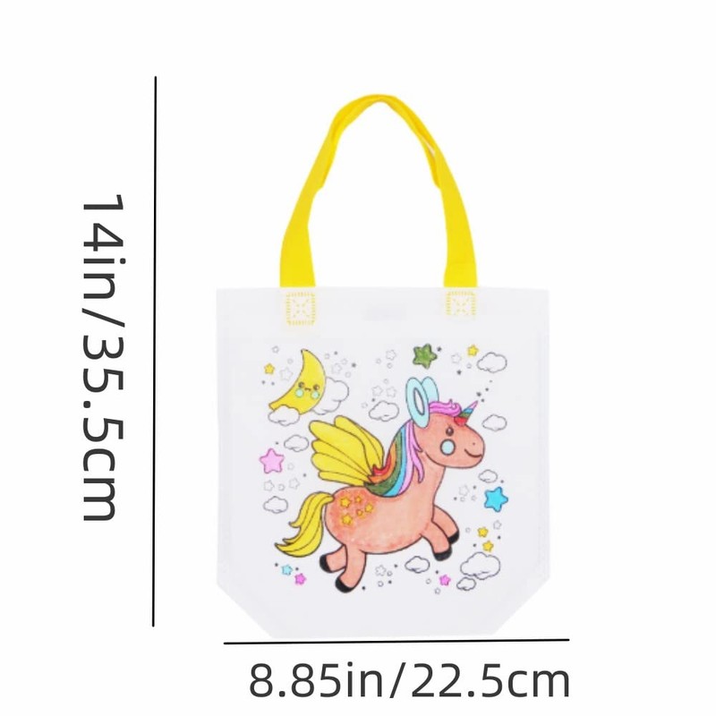 20 PCS Bolsas Ecológicas Reutilizables para Colorear, Carnaval, Con Bolsas