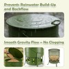 Metal Chicken Feeder No Waste - 20LB Large Chicken Feeder