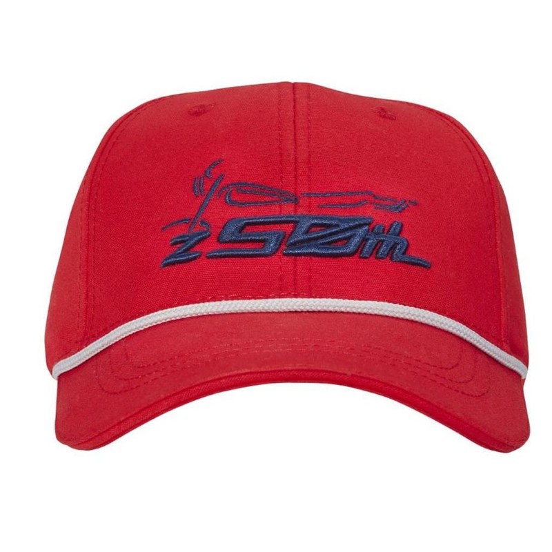 Kawasaki Base Cap 50th Cap with Z Logo Red, red